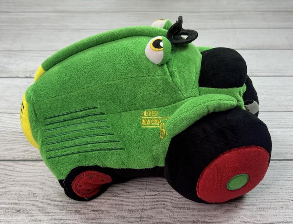 RARE 2011 Pillow Pets Oliver Row Crop 88 Tractor Plush Travel 13”